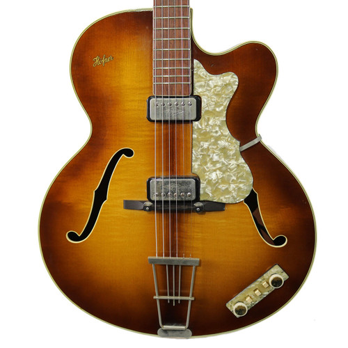 Vintage 1965 Hofner 457 Electric Archtop Sunburst