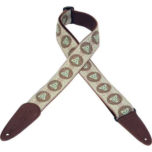 Levy's MGJ 2" Dakota Series Jacquard Woven Guitar Strap - Celtic Pattern