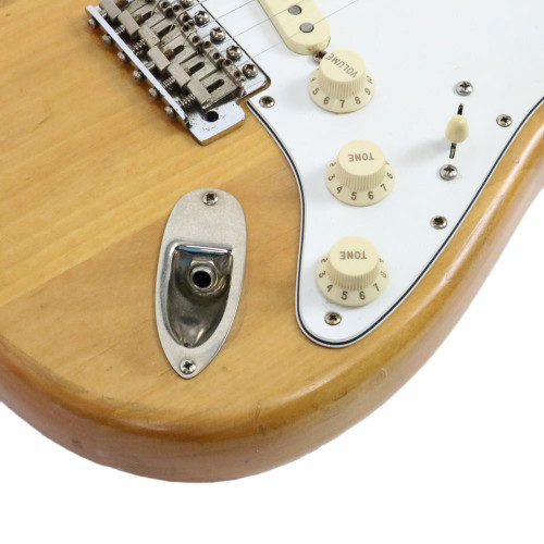 Vintage 1970's Fender Stratocaster Electric Guitar Stripped Finish