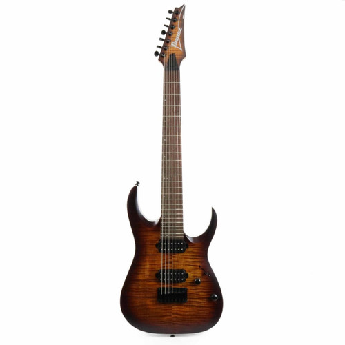 Ibanez RGA Standard 7 String Electric Guitar in Dragon Eye Burst Flat