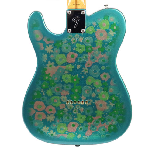 Vintage 1987 Fender Telecaster Electric Guitar MIJ '69 Blue Floral