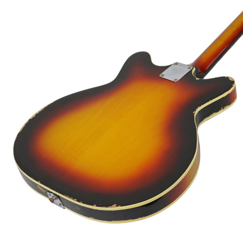 Vintage 1966 Fender Coronado I Sunburst Finish | Cream City