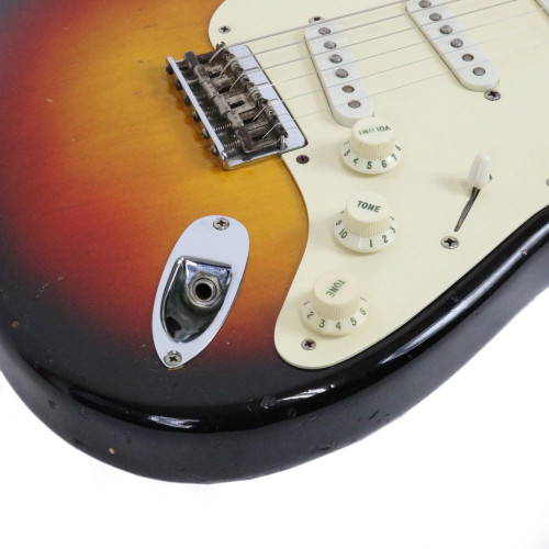 Vintage 1959 Fender Stratocaster Hardtail Electric Guitar Sunburst Finish