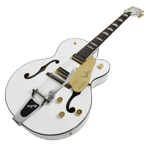 Mint Gretsch G6120 Limited Edition Duane Eddy Signature Pearl White