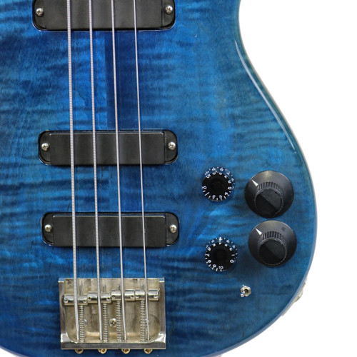 Vintage 1988 PRS Paul Reed Smith Curly Bass 4 Whale Blue