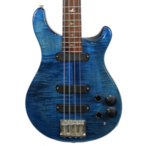 Vintage 1988 PRS Paul Reed Smith Curly Bass 4 Whale Blue