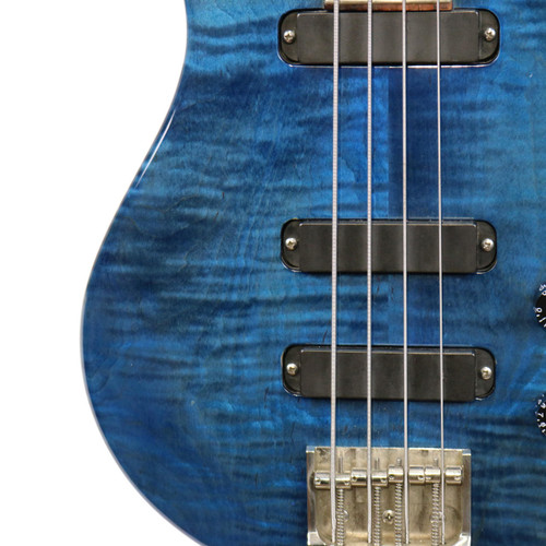 Vintage 1988 PRS Paul Reed Smith Curly Bass 4 Whale Blue