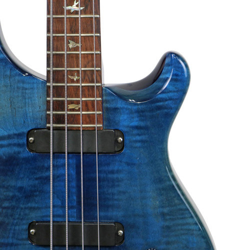 Vintage 1988 PRS Paul Reed Smith Curly Bass 4 Whale Blue