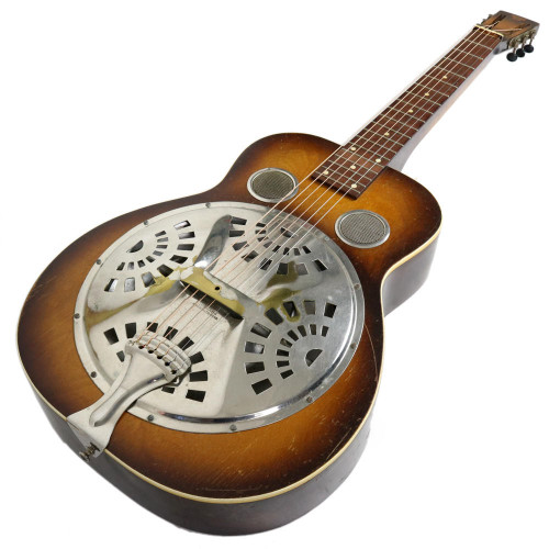 G.E. Smith���s Vintage 1930���s Dobro Model 27 Square Neck Resonator Sunburst