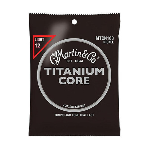 Martin MTCN160 Titanium Core Light Tension Acoustic Strings