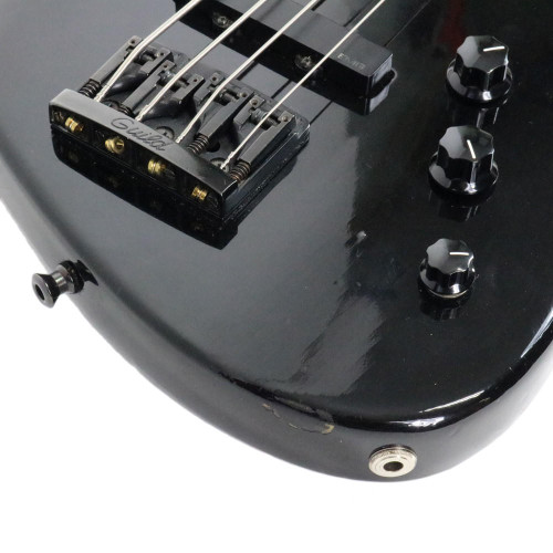 Vintage 1985 Guild BH-604 Pilot Electric Bass Guitar Black Finish