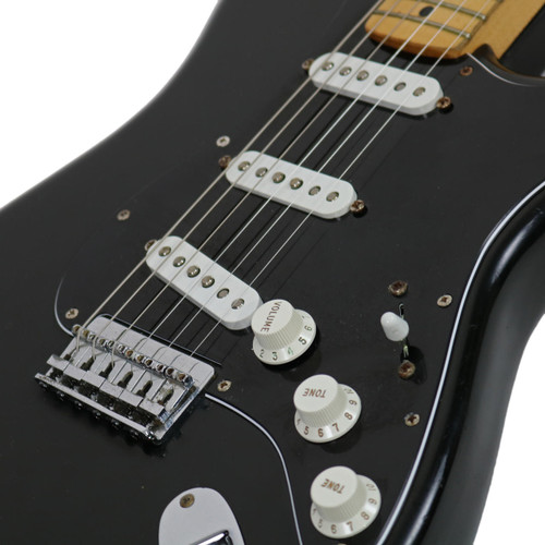 Vintage 1979 Fender Hardtail Stratocaster Black