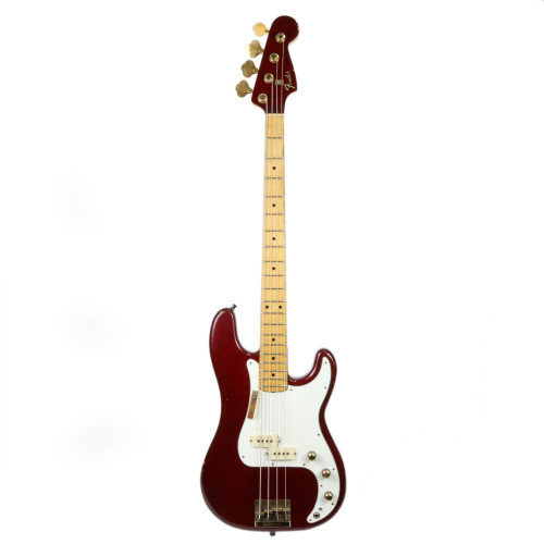 Vintage 1980 Fender Precision Bass Special Candy Apple Red
