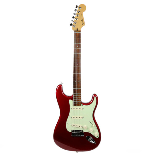 2000 Fender American Deluxe Stratocaster Electric Guitar Candy Apple Red