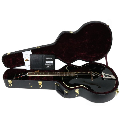 2015 Gibson Custom Shop Solid Formed 17" Venetian Hollowbody Electric Guitar Ebony Finish