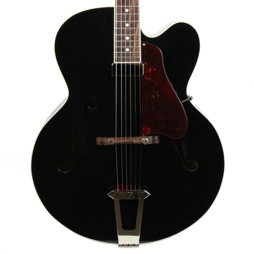 2015 Gibson Custom Shop Solid Formed 17" Venetian Hollowbody Electric Guitar Ebony Finish