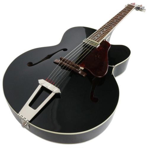 2015 Gibson Custom Shop Solid Formed 17" Venetian Hollowbody Electric Guitar Ebony Finish