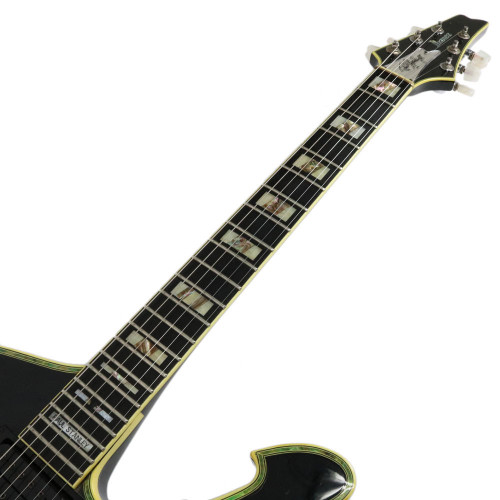 Vintage 1981 Ibanez PS-10 Paul Stanley Iceman Electric Guitar Black