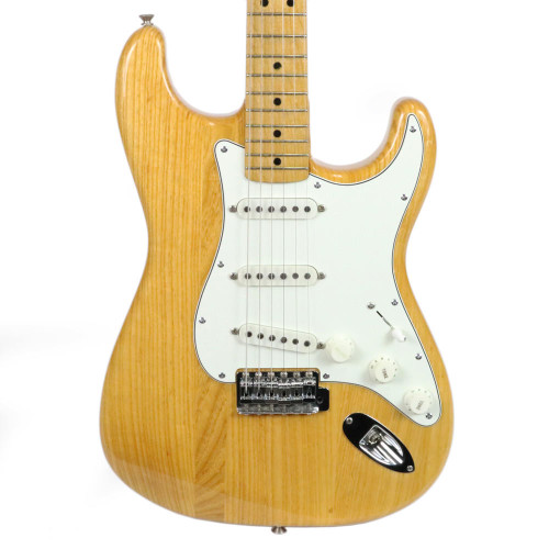 Vintage 1974 Fender Stratocaster Electric Guitar Natural