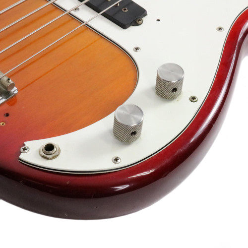 Vintage 1974 Fender Precision Electric Bass Guitar Refinished Sunburst