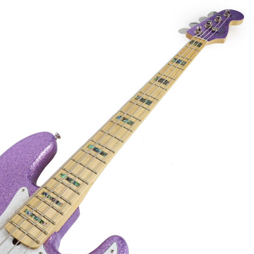 Fender Limited Edition Adam Clayton Jazz Bass in Purple Sparkle