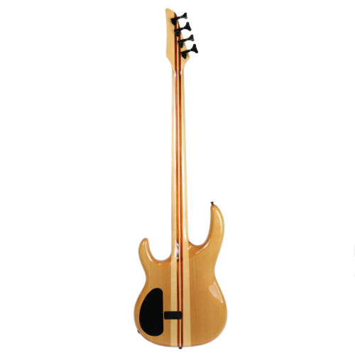 Used Carvin Electric Bass Guitar Natural Flame Finish