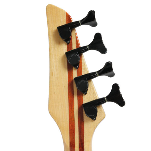 Used Carvin Electric Bass Guitar Natural Flame Finish