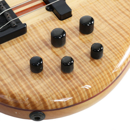 Used Carvin Electric Bass Guitar Natural Flame Finish
