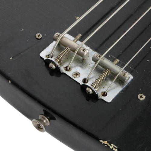 Rare Vintage 1969 Fender Telecaster Electric Bass Guitar Black Finish