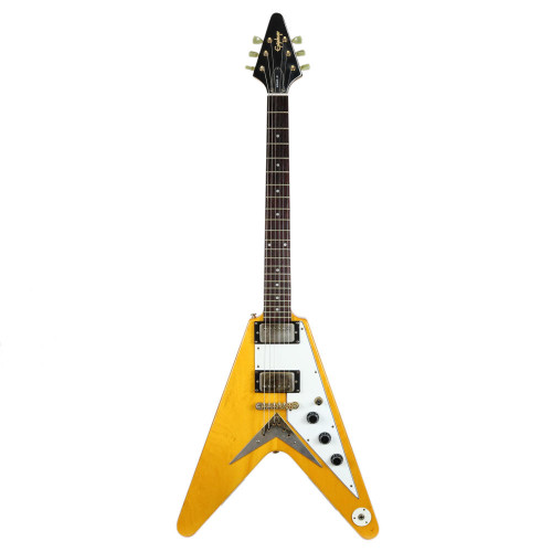 1997 Epiphone Flying V Korina Electric Guitar Natural Finish