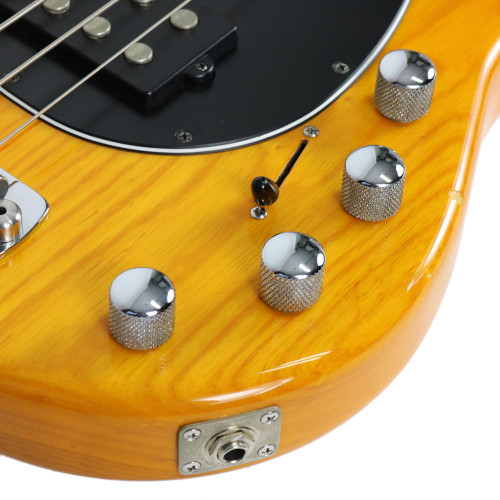 2002 Ernie Ball Music Man Sterling Electric Bass Guitar Trans Gold Finish