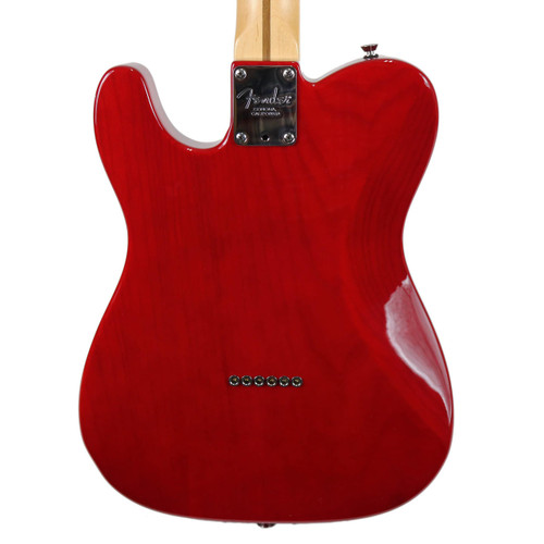 2014 Fender American Standard Ash Body Telecaster Crimson Red Transparent