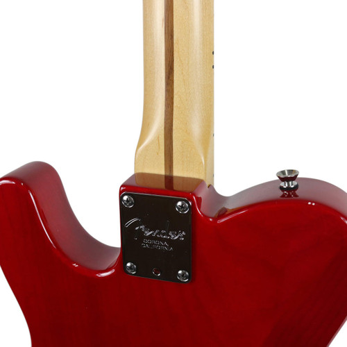 2014 Fender American Standard Ash Body Telecaster Crimson Red Transparent
