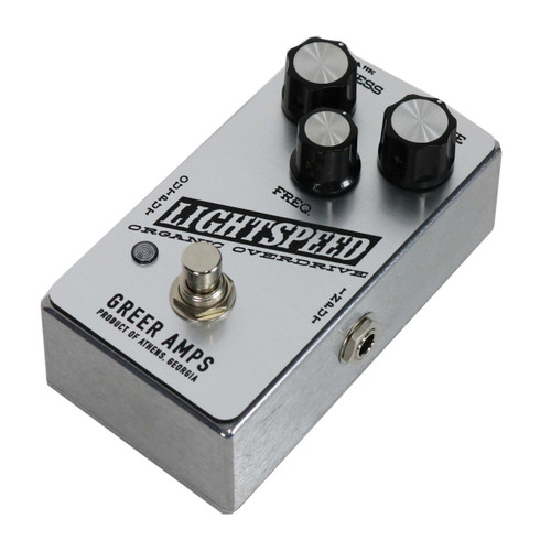 Greer Amps Lightspeed Organic Overdrive Pedal in Silver