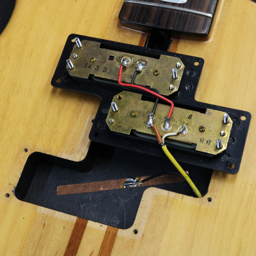 Vintage 1980 Yamaha BB1200 Electric Bass Guitar Natural Finish