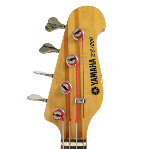 Vintage 1980 Yamaha BB1200 Electric Bass Guitar Natural Finish