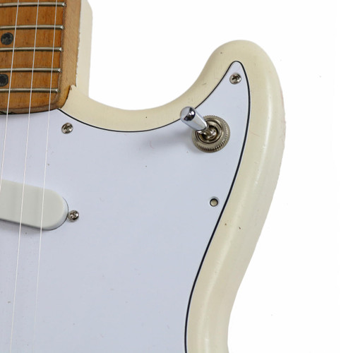 Vintage 1957 Fender Duo-Sonic Refinished White
