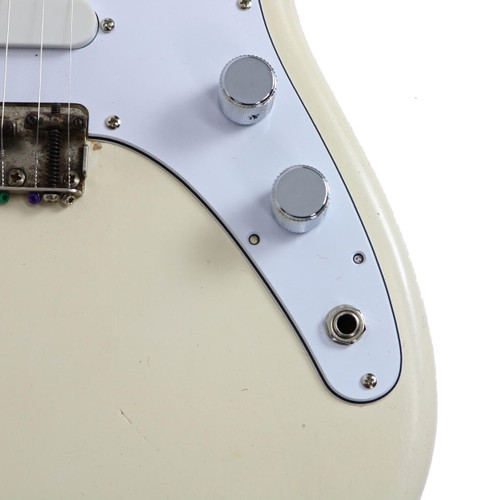 Vintage 1957 Fender Duo-Sonic Refinished White