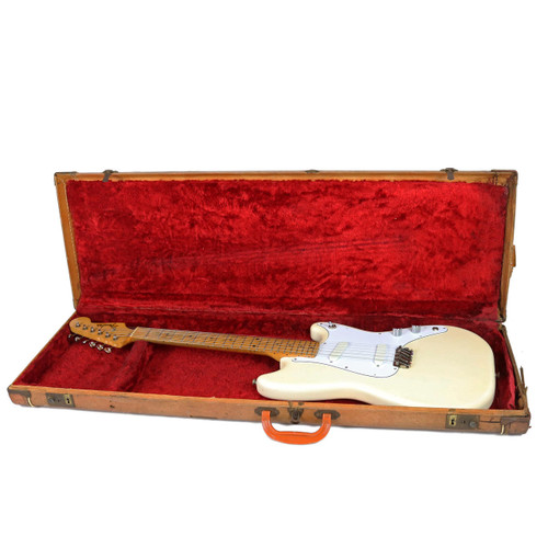 Vintage 1957 Fender Duo-Sonic Refinished White