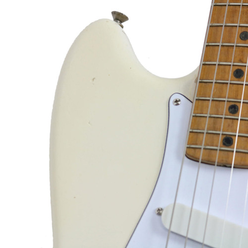 Vintage 1957 Fender Duo-Sonic Refinished White