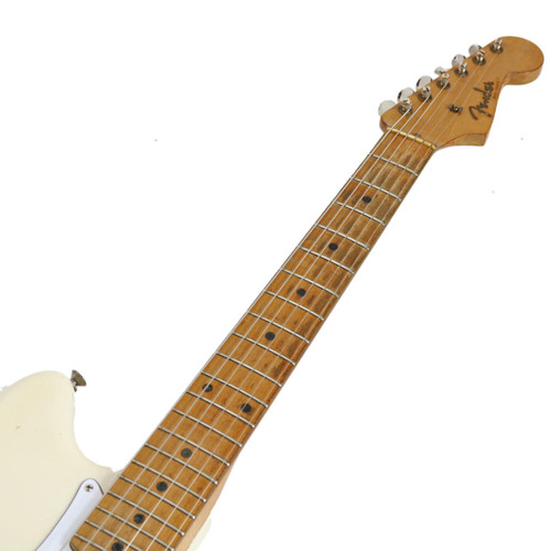 Vintage 1957 Fender Duo-Sonic Refinished White