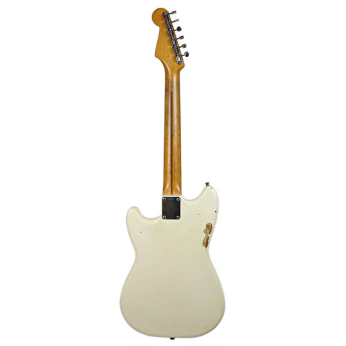 Vintage 1957 Fender Duo-Sonic Refinished White