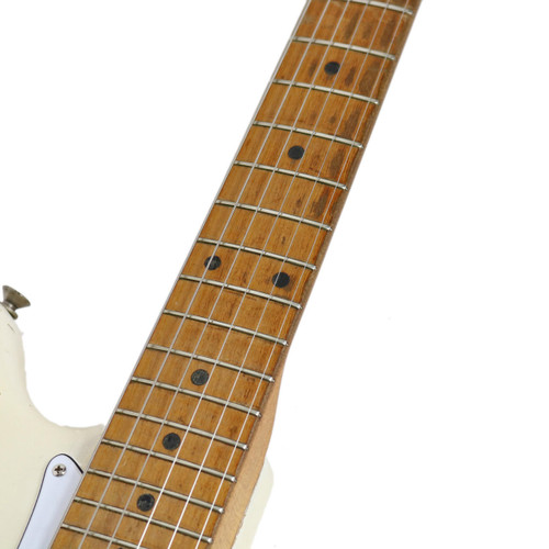 Vintage 1957 Fender Duo-Sonic Refinished White