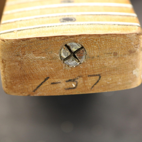 Vintage 1957 Fender Duo-Sonic Refinished White