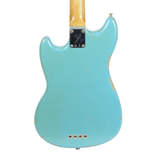 Fender Justin Meldal-Johnsen JMJ Road Worn Mustang Bass in Daphne Blue