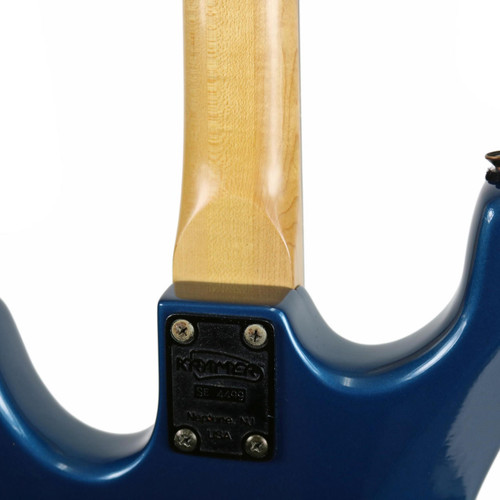 Used Kramer Seymour Duncan HSS Electric Guitar Metallic Blue Finish