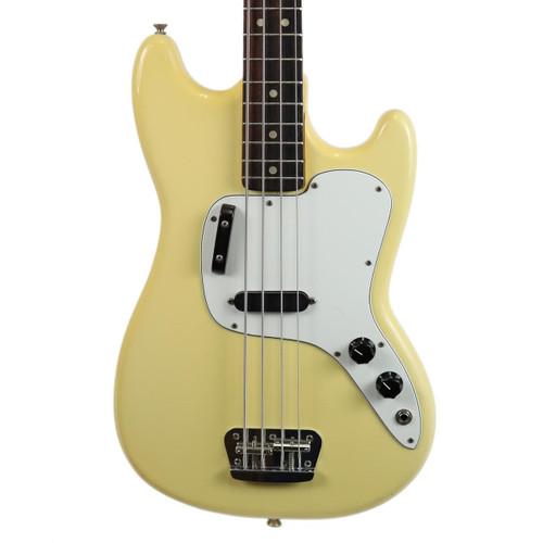 Vintage 1975 Fender Musicmaster Electric Bass Guitar & 1976