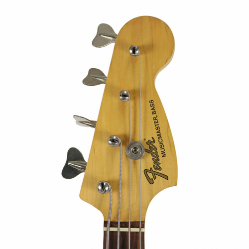 Vintage 1975 Fender Musicmaster Electric Bass Guitar & 1976