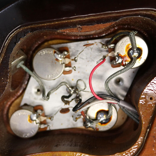 Vintage 1981 Gibson Les Paul Deluxe Electric Guitar Tobacco Sunburst