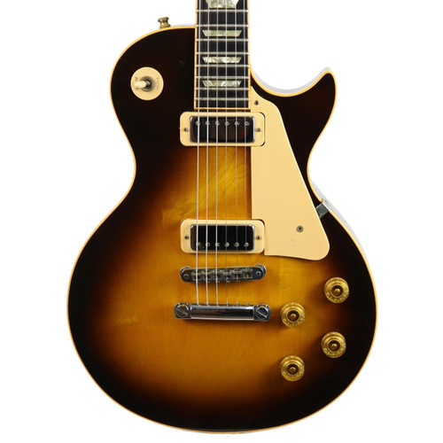 Vintage 1981 Gibson Les Paul Deluxe Electric Guitar Tobacco Sunburst